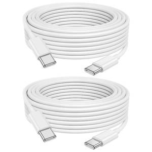 lot 7185 image: USB C to USB C Cable, 2Pack 60W10FT6FT, Type C to C Cable Fast Charging Cord for iPhone 171615ProPro MaxPlus, iPad Pro, MacBook Air 13 inchiPad ProAir, for Samsung Galaxy and More