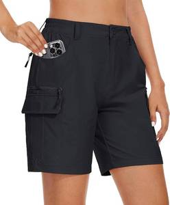 lot 7207 image: MAGCOMSEN Womens 7 Hiking Golf Shorts 6 Pockets Lightweight Quick Dry Outdoor Casual Cargo Shorts Water Resistant