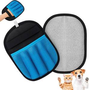lot 7599 image: Coppthinktu Pet Hair Removal Glove for Dogs Cats, Pet Hair Remover Brush Electrostatic Five-Finger Dog Hair Remover Tool, Upgraded Reusable Magic Brush for Clothing, Laundry, Carpet, 1 PCS