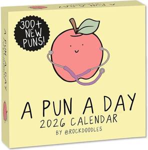 lot 6148 image: Rockdoodles 2026 Punny Day-to-Day Calendar  Funny Daily Desktop Calendar Christmas Stocking Stuffer Gift for Home or Office, Daily Tear Off Pages With New Puns  A Pun A Day by Rockdoodles