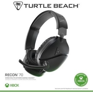lot 6009 image: Turtle Beach Recon 70 Gaming Headset 2024 for Xbox Series XS, Xbox One, PS5, PS4, Nintendo Switch, PC & Mobile - Black