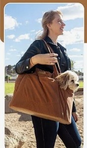 lot 7164 image: NoblePup Carrying Bag Brown