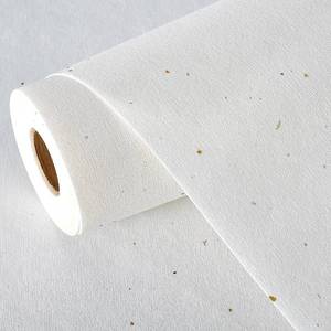 lot 6242 image: Matte White Grasscloth Textured Wallpaper Natural&Neutral&Handmade Style Thick Peel and Stick Removable for Bedroom,Office,Cabinet(16.5 x236.2 )(Herbaceous Coffee&Silver Powder) M12
