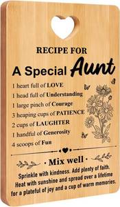 lot 6335 image: Aunt Birthday Gifts from Niece Nephew Best Auntie Ever Gift Ideas Happy Birthday Aunts Cutting Board Gifts for Favorite Aunt Mothers Day Presents for Aunts Christmas Gift from Kids