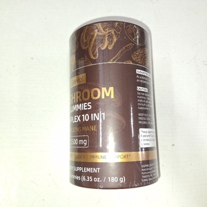 lot 6374 image: Grevol Mushroom Gummies Complex 10 In 1 With Lions Mane 2500 MG.