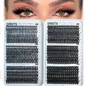 lot 6389 image: Lash Clusters 720pcs Eyelash Clusters Mixed 30-100D Cluster Eyelash Extensions Wispy Individual Lashes Cluster Natural DIY Eyelashes C curl Volume False Mink Eye Lash Extension Trays