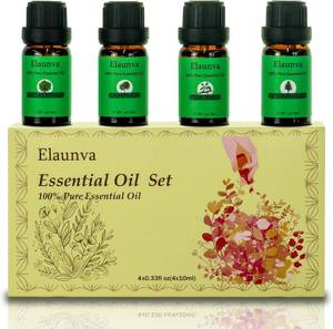 lot 6835 image: Essential Oils Set,100% Pure Natural,4 Scents(EucalyptusTea TreeCedarwoodCamphor),for Aromatherapy and Home Fragrance,Aroma Therapy Oil,Gift for FriendsFamily (0.33Fl Oz4, Tree Set)