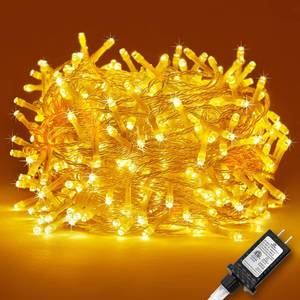lot 6927 image: Selarlyt 100 LED Christmas Lights Indoor Outdoor,Warm White Christmas Tree Lights Clear Wire, 39 Ft Twinkle Fairy String Lights Plug in for Christmas Tree Bedroom Decorations