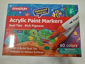 lot 6935 image: Syncfun Acrylic Paint Markers
