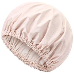 lot 7233 image: Shower Caps For Women Reusable Waterproof Keeping Hair Dry When Taking a Bath