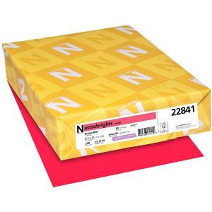 lot 6950 image: Neenah Paper Rocket Red 8.5 x11
