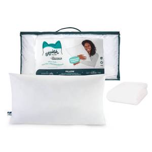 lot 1305 image: SquishPillow King Squish Medium Pillow - Retail $40