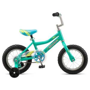 lot 1343 image: Pacific Unisex Unity 12in Kids Bike - Teal Blue - Retail $65