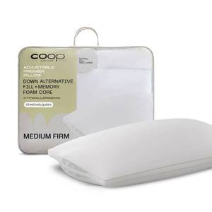 lot 1377 image: Coop Home Goods Medium The Premier Customizable Pillow - Retail $60