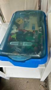 lot 50537 image: Mixed LEGO Building Blocks in Storage Container