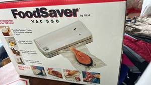 lot 50544 image: FoodSaver VAC 550 by Tilia Vacuum Sealing System