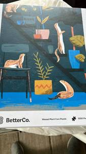 lot 50546 image: BetterCo Weasel Plant Care 1000 Piece Jigsaw Puzzle