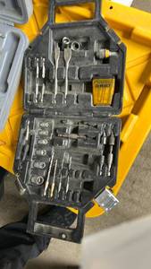 lot 50554 image: DeWalt Drill Bit and Driver Set with Case