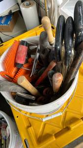 lot 50558 image: Mixed Hand Tool Collection in Bucket