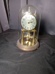 Anniversary Mantel Clock with Glass Dome