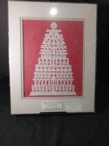 lot 4665 image: Twelve Days of Christmas Paper Cutting Art by Sister Vita Linnebur