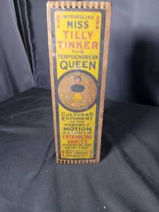 lot 4677 image: Miss Tilly Tinker Terpsichorean Queen Dancing Toy in Wooden Box