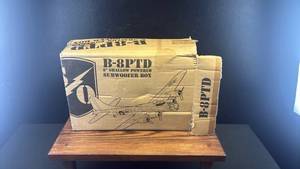 lot 40530 image: Sound Ordnance B-8PTD 8 Inch Shallow Powered Subwoofer Box