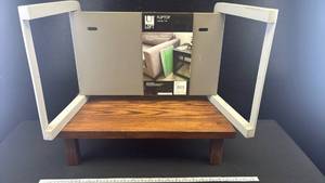 lot 40533 image: LOFT FlipTop Laptop Tray with Wood Surface