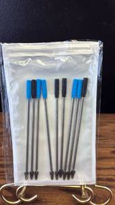 lot 40550 image: Ballpoint Pen Refills Blue and Black Ink Set