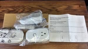 lot 40568 image: Blackstone Indoor Remote-Controlled Outlets Set of 3 with Wireless Remote