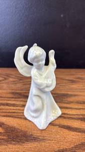 lot 40572 image: White Porcelain Angel Figurine
