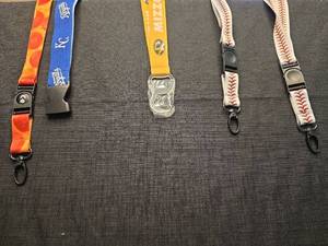 lot 5028 image: Sports Team Lanyard Collection Set of 5