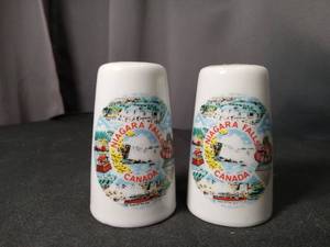 lot 4748 image: Niagara Falls Canada Souvenir Salt and Pepper Shakers Set