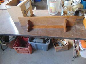 lot 4394 image: Wooden Oak Shelf