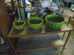 lot 4442 image: Mexico marked Mixing Bowl set