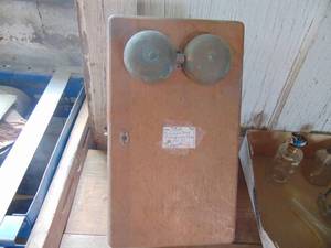 lot 4460 image: Modernized - Vintage Oak Phone Box