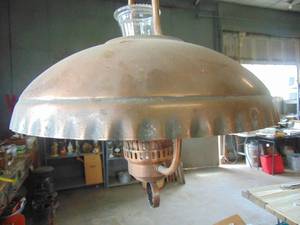 lot 4468 image: Metal - Hanging Lamp - MCM