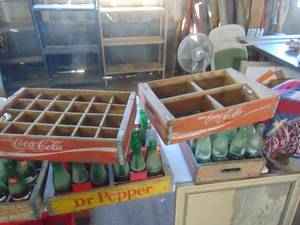 lot 4538 image: Pair of Red Coca-Cola Trays