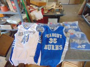 lot 4547 image: Peabody Warriors Basketball Jerseys