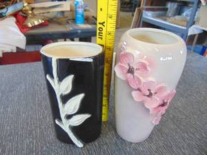 lot 4571 image: Pair of Vases - Not Marked