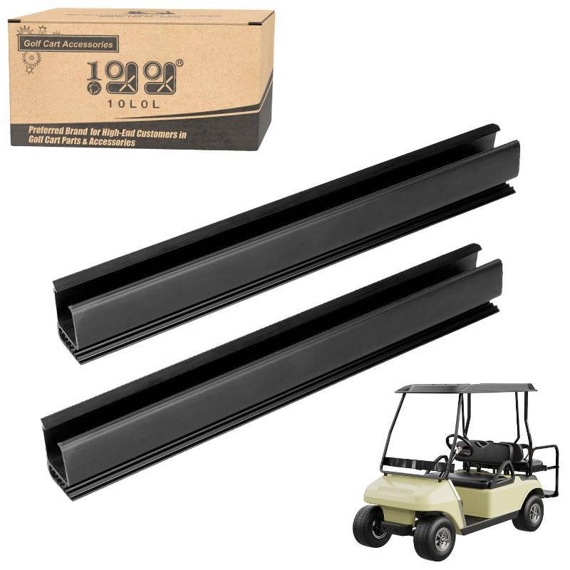 lot 45258 image: Windshield Sash Clips for Club Car DS & Precedent Golf Cart, Windshield Frame Hinge Retaining Holder Hardware OEM 101444101 102163001, 12.4 inch Set of 2 - Retail $12