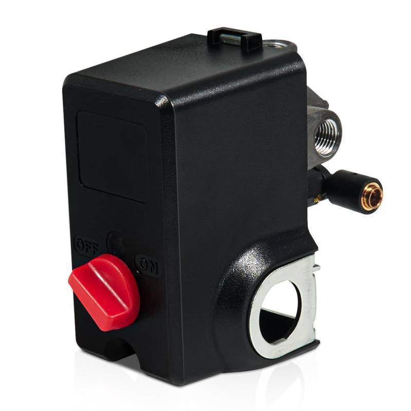 lot 45300 image: Pressure Switch Compatible with Condor MDR 1111 EA 26 AMPS 120240 Volts 120-155 PSI 4 Port with Bleeder 220 Volts 110 Volts - Retail $28