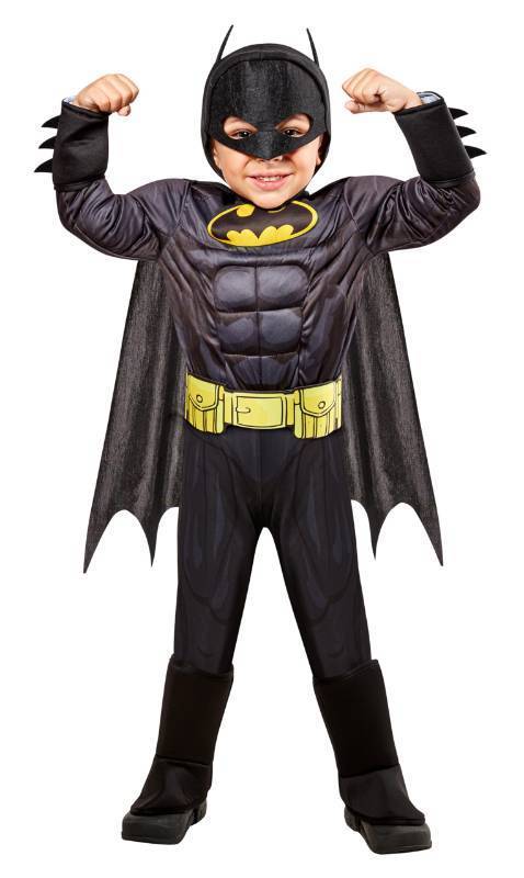 lot 45331 image: DC Comics Superheroes Batman Costume for Kids, Boys XS - Retail $35