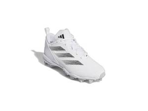 Adidas Adizero Instinct Molded Softball Cleats Women's Shoes White/Black/Team Light Grey : 9 B - Medium, Synthetic - Retail: $50