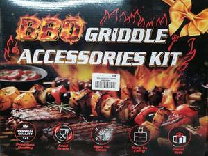 Griddle Accessories Kit for Blackstone, Flattop Grilling Accessory Tool Set with Stainless Steel Griddles Spatula Smash Burger Press Basting Cover Hamburger Patty Maker for Outdoor BBQ - Retail: $29