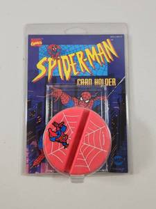 Marvel Spider-Man Trading Card Holder 1995 MSP Red Web Design