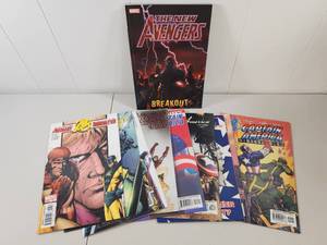 lot 119 image: Marvel Comics Collection - Avengers and Captain America Issues with Trade Paperback