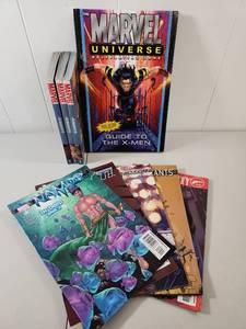 lot 173 image: Marvel Universe Roleplaying Game X-Men Guide with Comic Book Collection