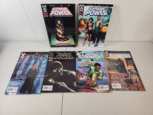 lot 186 image: MAX Comics Lot Supreme Power and Alias Trade Paperbacks