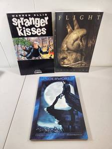 lot 247 image: Graphic Novel Collection - Warren Ellis Stranger Kisses, Flight Volume 2, Underworld